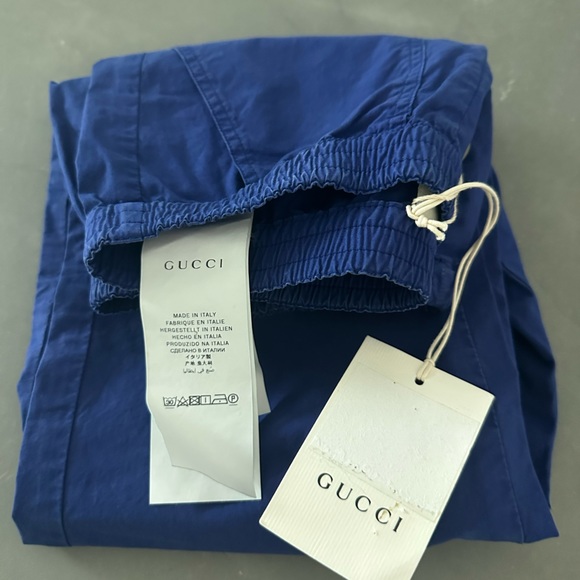 Gucci Boys Royal Blue Joggers / New w/Tags / Size 8 - Picture 5 of 6